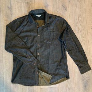 Never-worn Carbon2Cobalt Men's Halcyon Twill Shirt, Size M